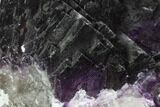 Deep Purple, Cubic Fluorite Cluster - Cave-In-Rock, Illinois #103827-3